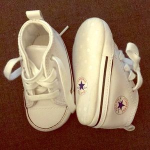 Toddler - White Converse